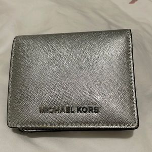 Michael Kors wallet silver